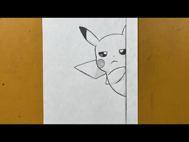 Easy Pokémon drawing | how to Pikachu easy step-by-step