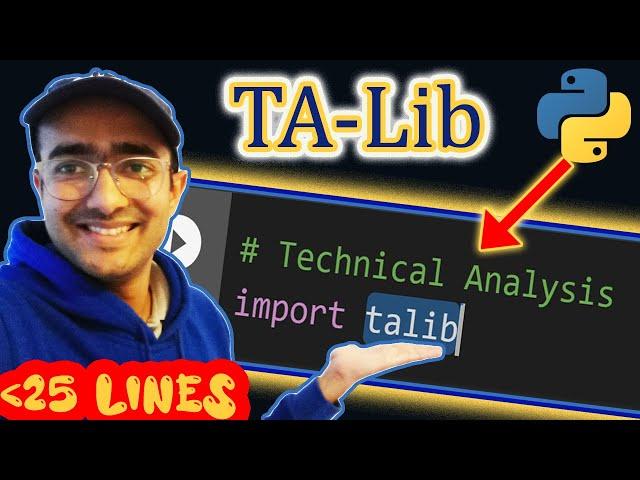 TA-Lib Python Tutorial [easy INSTALL 2023]