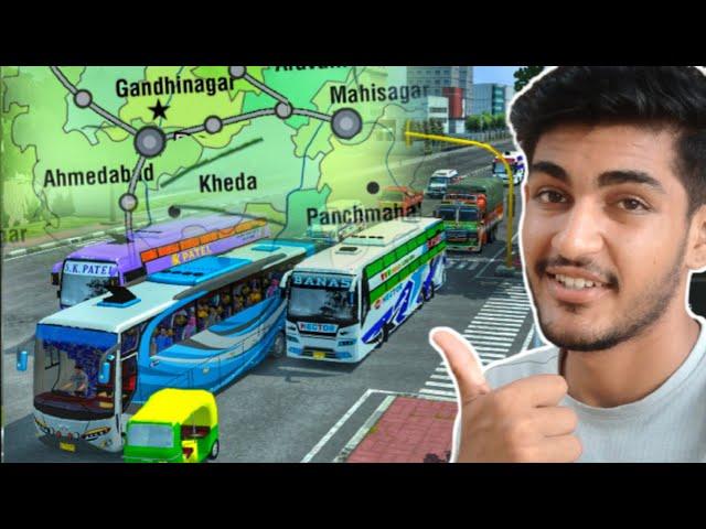 Bus Simulator Indonesia Indian Map Mod | Bus Simulator Indonesia Gujarat Traffic Mod Download #mod