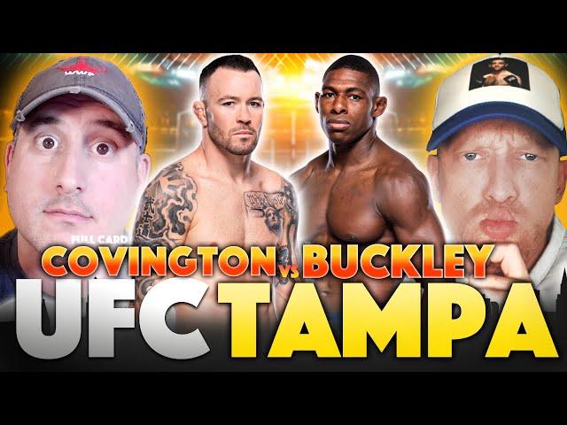 UFC Tampa: Covington vs. Buckley FULL CARD Predictions, Bets & DraftKings