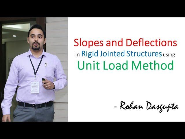 | Unit Load Method | Problem 1 - Slopes and Deflections in Frames or Rigid Jointed Structures |