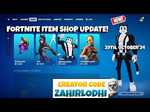 Fortnite Item Shop Update! [29th October, 2024] (CH5 S4)