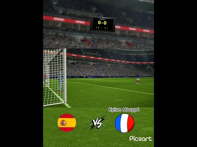 Kylian Mbappé penalty shootout Saved  Spain Vs France #UEFA European Championship