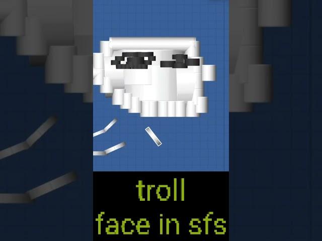 troll face in sfs #games #sfs #space #memes #meme