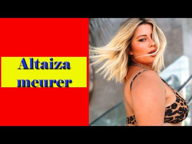 Altaiza Meurer Super Hot Brazilian Model |  Plus Size Model | Brand Ambassador | Bio,Wiki,Lifestyle