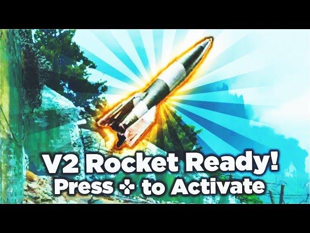 INSANE "V2 Rocket" Nuke Gameplay in Call of Duty WW2! (New WW2 25 KILLSTREAK)