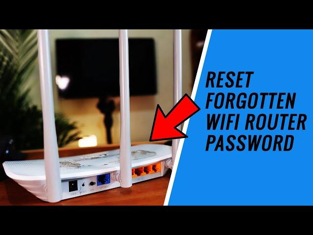 How to Reset Forgotten WiFi Router Password