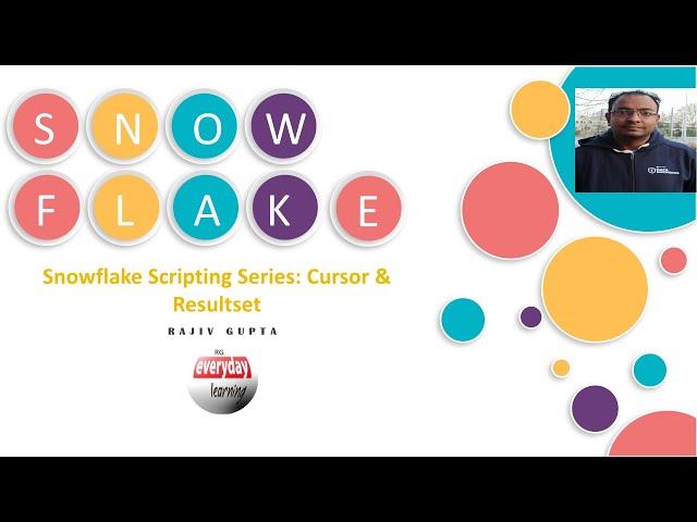 Snowflake Scripting Series: Cursor & Resultset | Rajiv Gupta Learn Everyday