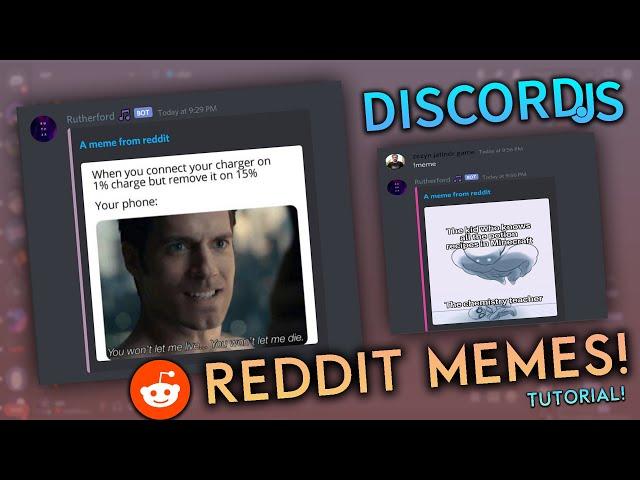 MEMES from Reddit!? -  Discord.js tutorial