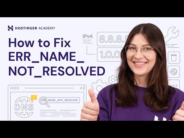 How to Fix ERR_NAME_NOT_RESOLVED