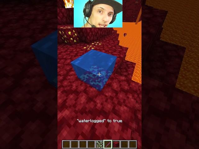 я разлил воду в аду #shorts #shortsminecraft #minecraft