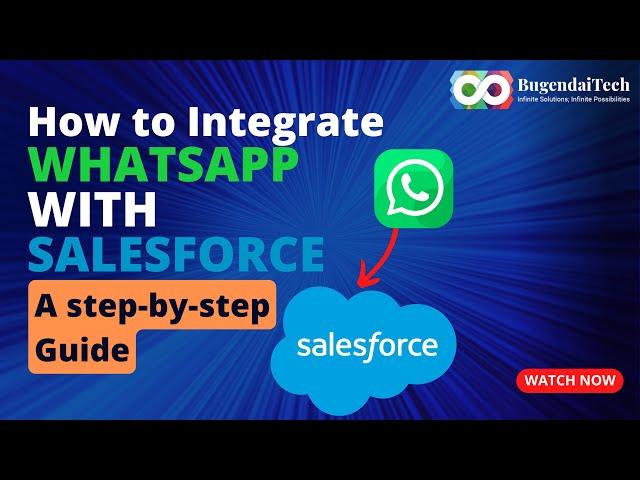 How to integrate WhatsApp with Salesforce: A step-by-step guide. | BugendaiTech