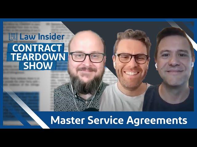 Master Service Agreements