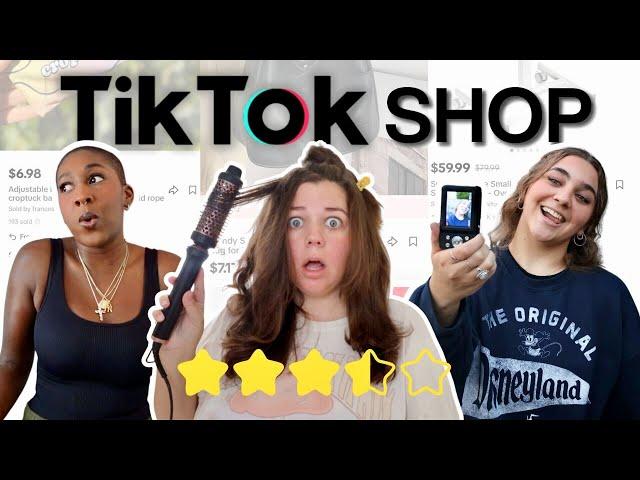 buying & trying the products tiktok shop is shoving down my throat