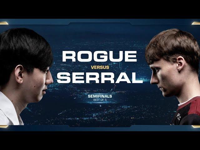 Rogue vs Serral ZvZ - Semifinals - 2018 WCS Global Finals - StarCraft II