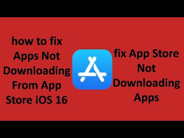 how to fix Apps Not Downloading From App Store iOS 16 || fix App Store Not Downloading Apps