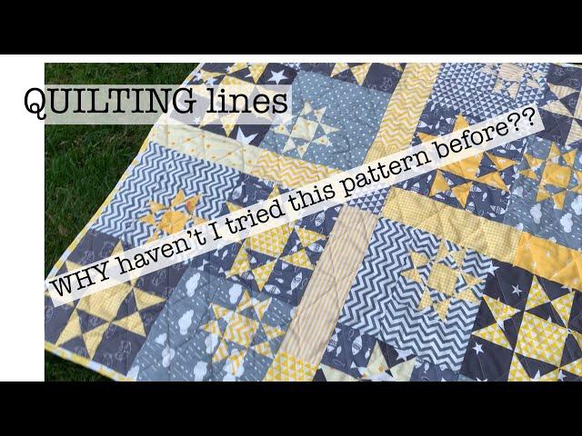 Machine quilting | diamond pattern | sew easy | finish your quilt