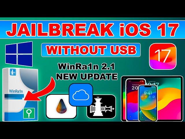  Jailbreak iOS 17.3 Without USB| WinRa1n 2.1 Palera1n NO USB Jailbreak iOS 17/16/15 Windows CheckM8