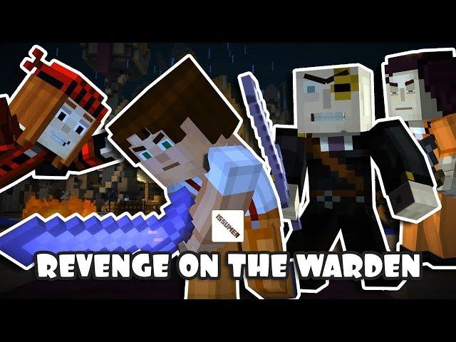 JESSE's REVENGE on The WARDEN! Minecraft Story Mode - S1/S2 Mixed MOD