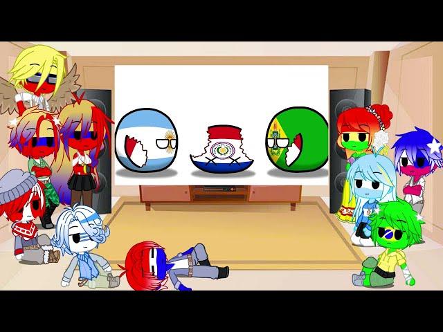 Countryhuman React To Countryballs| Modern history of Brazil