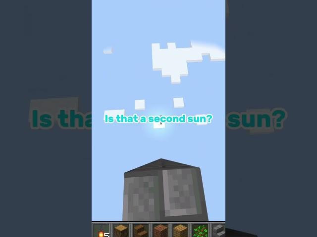 MINECRAFT HAS A SECOND SUN!?