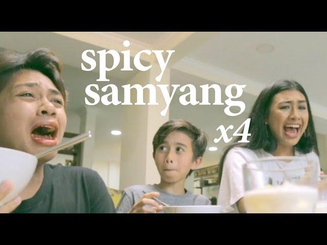 We tried the samyang x 4 challenge and suffered miserably.