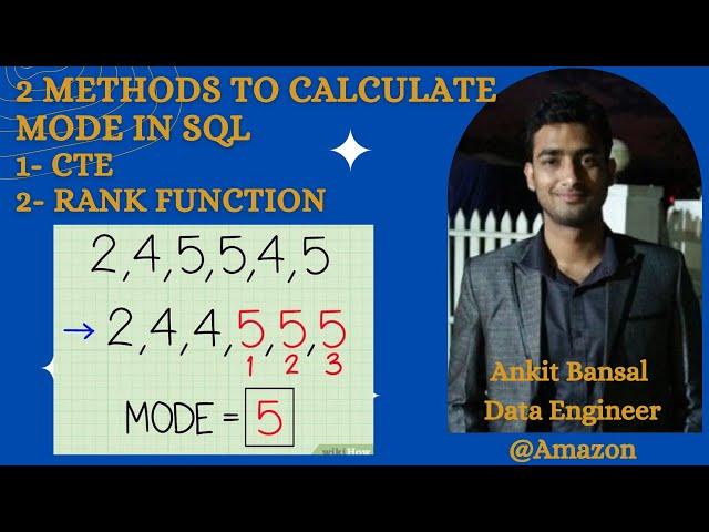 How to Calculate Mode in SQL | How to Find Most Frequent Value in a Column