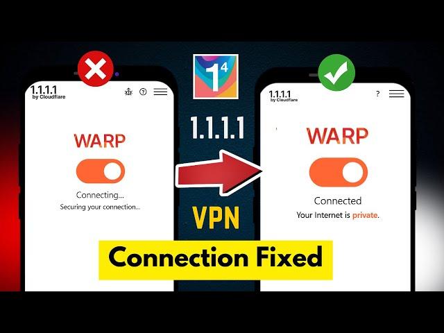 Fix 1111 vpn problem 2024 | 1111 vpn connection problem | 1.1.1.1 vpn not connecting