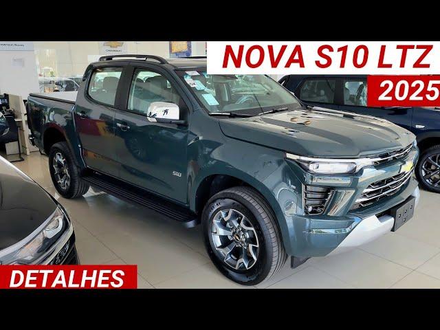 Nova Chevrolet S10 LTZ 2025 chega por R$298.990 apostando no custo-benefício! Completa e bonita!