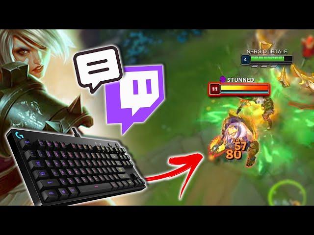 LA CHAT USA LA MIA TASTIERA - League of Legends ITA #4391