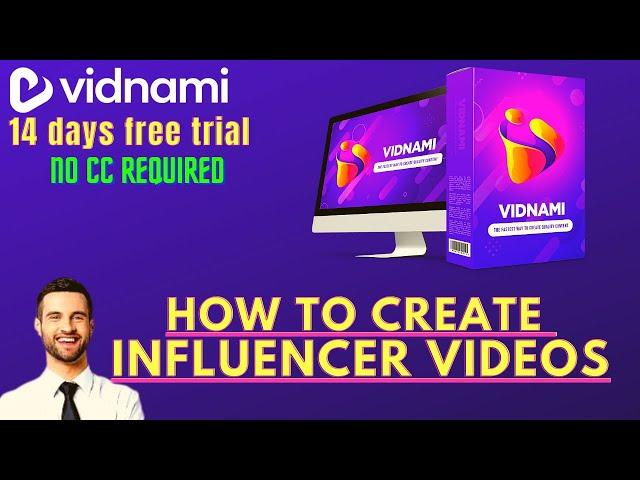 How To Create Influencer Videos| vidnami tutorial