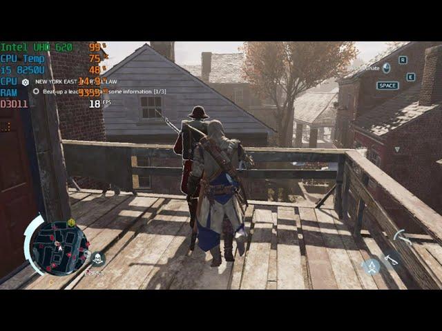 Assassin's Creed III: Remastered Test on Intel UHD 620