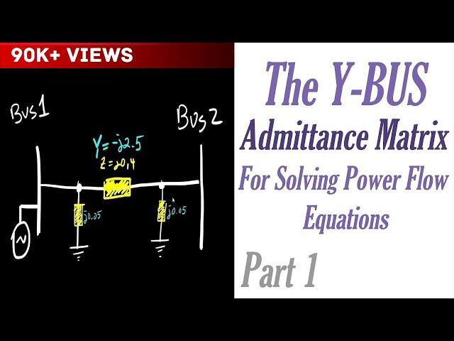 The Ybus Admittance Matrix for Solving Power Flow Equations Part 1