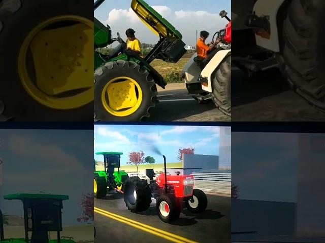 john Deere tractor stunt||Tractor stunt||Tractors Stuck In Mud  john deere Tractor  Off Roads