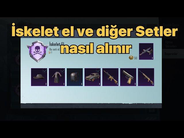 Başarım görevlerinde bulunan Öğeler’deki SETLERİ toplamanın kolay yolu