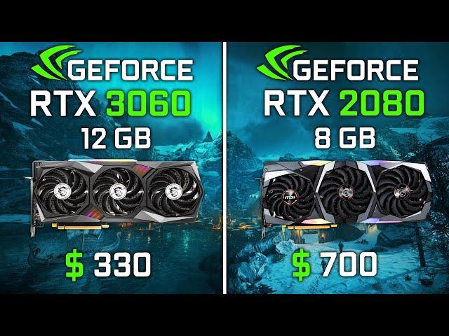 NVIDIA RTX 3060 vs RTX 2080 | Test in 6 Games