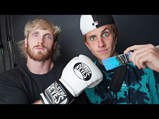 I Made Logan Paul Custom Boxing Gloves!