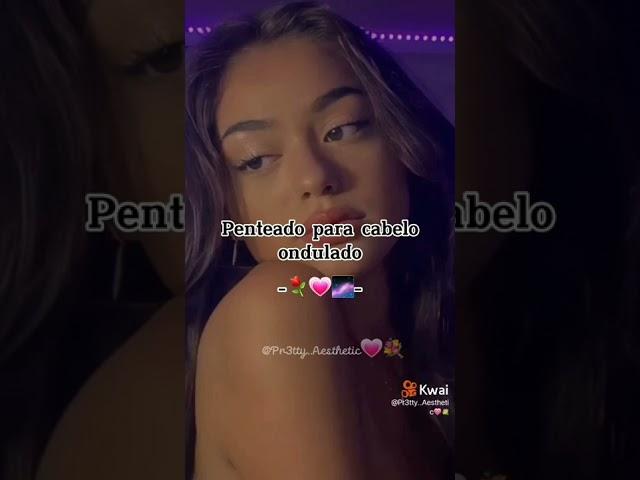 penteado para cabelo ondulado