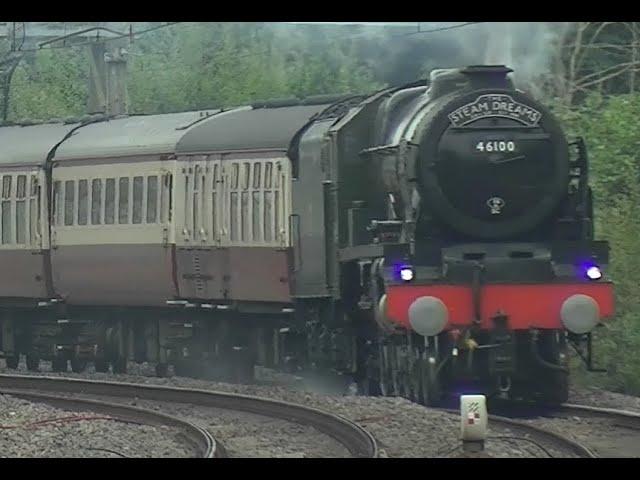 Royal Scot 46100 passing through Atherstone Station on the 8th of August 2024