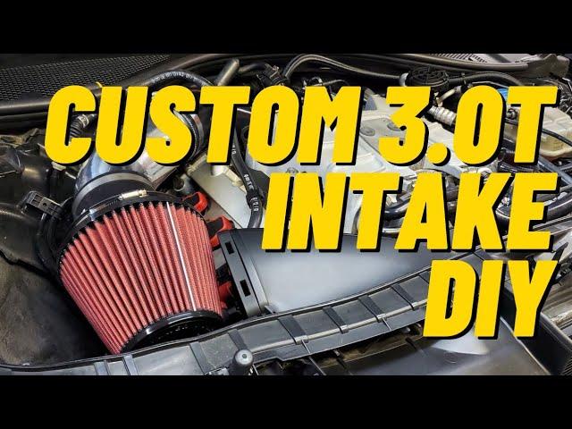 170$ DIY Audi 3.0T Intake | Custom 4" Intake for the B8 S4 & C7 A6