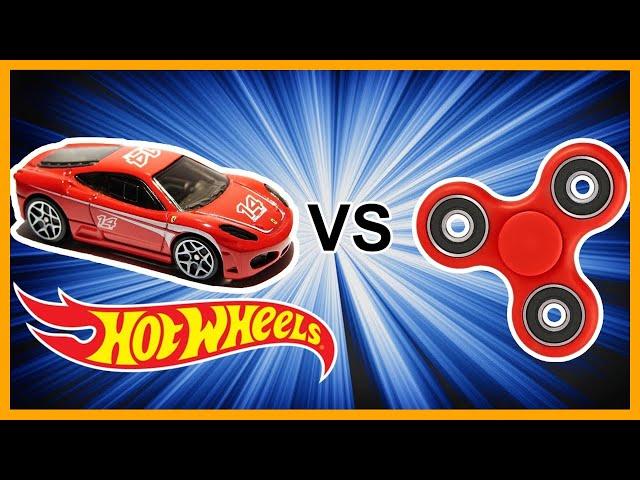 FERRARI Vs FIDGET SPINNERS - Hot Wheels