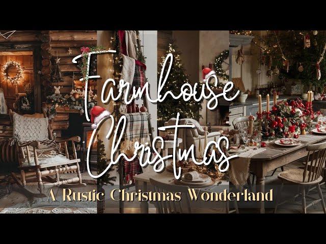 🪵 A Rustic Christmas Wonderland: FarmhouseChristmas Decor Ideas|Cottagecore