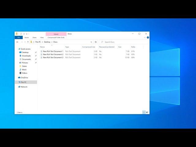  How to Unzip a File on Windows 10