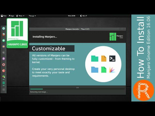 How To Install Manjaro Gnome Edition 16.06