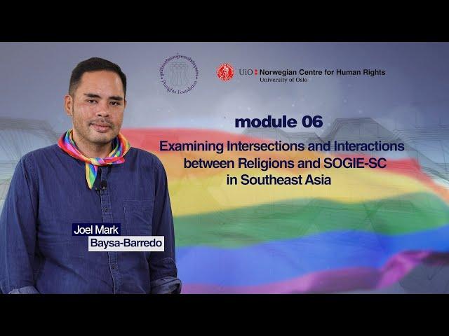 Module 6 Religions and SOGIE-SC in Southeast Asia