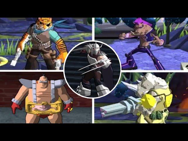 Teenage Mutant Ninja Turtles: Portal Power - All Bosses + Cutscenes (No Deaths)