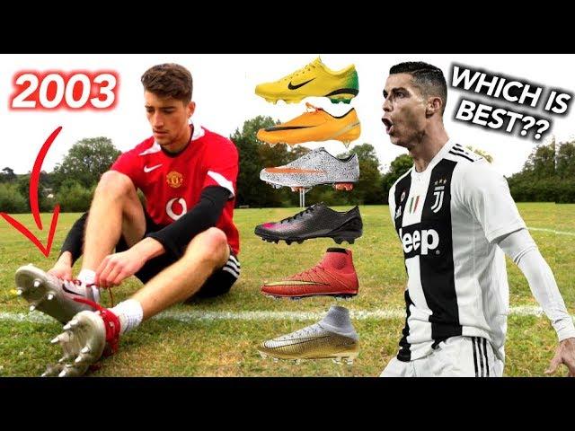 Testing ALL of Cristiano Ronaldo's Football Boots (2003-2019)