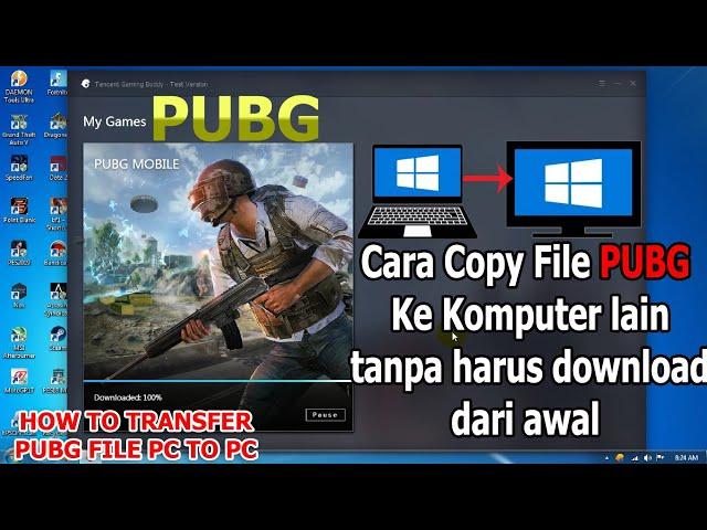 Cara Copy File PUBG Mobile ke komputer tanpa harus install dari awal