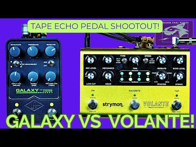 UAFX Galaxy vs Strymon Volante Guitar Pedals! Sound Comparison Showdown!