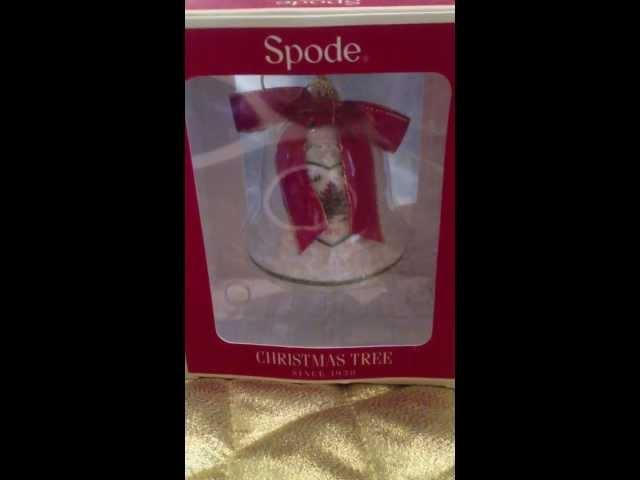 2012 Spode Our First Christmas Christmas Tree Bell